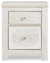 Paxberry Whitewash Queen Panel Bedroom Set with Dresser, Mirror, Chest and Nightstand (Online Special Price) - Ornate Home