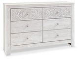 Paxberry Whitewash Queen Panel Bedroom Set with Dresser and Chest - Ornate Home