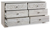 Paxberry Whitewash Six Drawer Dresser (Online Special Price) - Ornate Home
