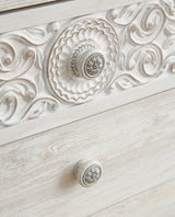 Paxberry Whitewash Six Drawer Dresser - Ornate Home