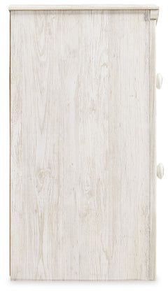 Paxberry Whitewash Twin Panel Bedroom Set with Chest and Nightstand - Ornate Home