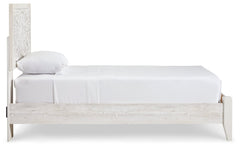 Paxberry Whitewash Twin Panel Bedroom Set with Nightstand - Ornate Home