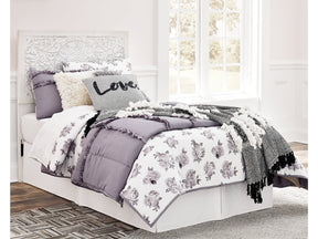 Paxberry Whitewash Twin Panel Headboard - Ornate Home