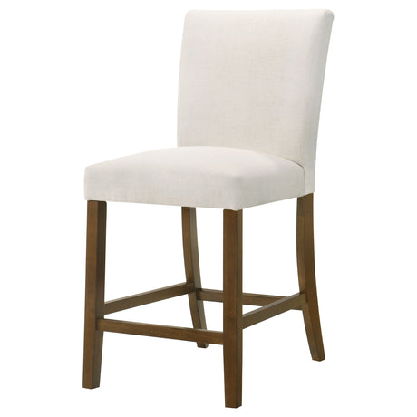 Paxton Beige/Brown Upholstered Counter Height Dining Chair (Set of 2) - Ornate Home