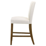 Paxton Beige/Brown Upholstered Counter Height Dining Chair (Set of 2) - Ornate Home
