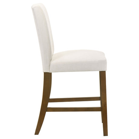 Paxton Beige/Brown Upholstered Counter Height Dining Chair (Set of 2) - Ornate Home