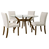 Paxton Brown / Beige Dining Set - Ornate Home