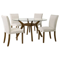 Paxton Brown / Beige Dining Set - Ornate Home