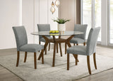 Paxton Brown / Grey Dining Set - Ornate Home
