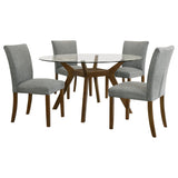 Paxton Brown / Grey Dining Set - Ornate Home