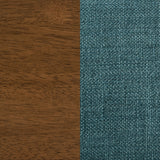 Paxton Brown / Teal Blue Dining Set - Ornate Home