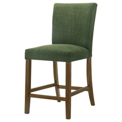 Paxton Green/Brown Upholstered Counter Height Dining Chair (Set of 2) - Ornate Home