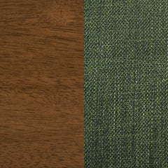 Paxton Green/Brown Upholstered Counter Height Dining Chair (Set of 2) - Ornate Home