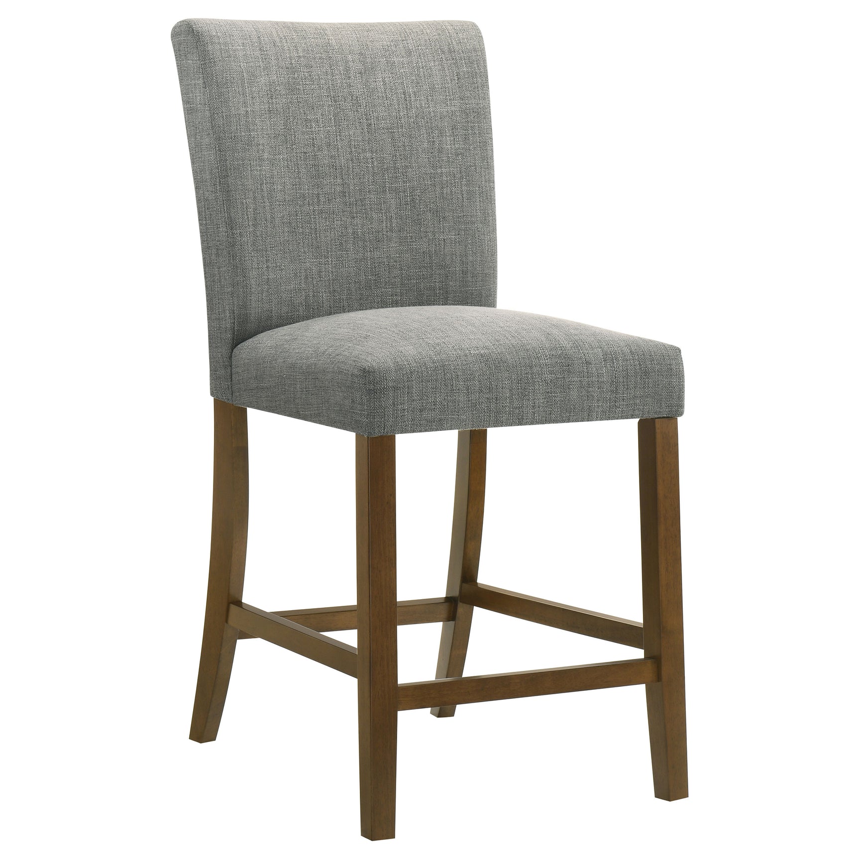 Paxton Grey/Brown Upholstered Counter Height Dining Chair (Set of 2) - Ornate Home