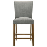 Paxton Grey/Brown Upholstered Counter Height Dining Chair (Set of 2) - Ornate Home