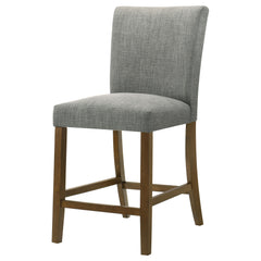 Paxton Grey/Brown Upholstered Counter Height Dining Chair (Set of 2) - Ornate Home