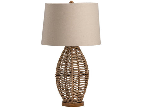 Paxton Woven Natural Table Lamp - Ornate Home