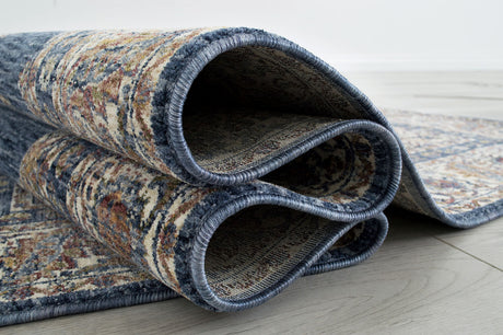 Payas Blue/Multi 5' X 7' Area Rug - Ornate Home