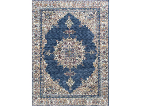 Payas Blue/Multi 5' X 7' Area Rug - Ornate Home