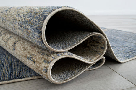 Payas Blue/Multi 5'X7' Area Rug - Ornate Home