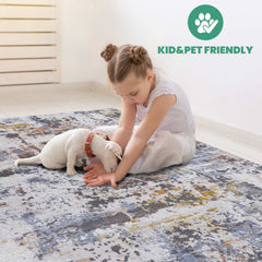 Payas Non-Shedding Indoor Area Rug 5' x 7' - Ornate Home