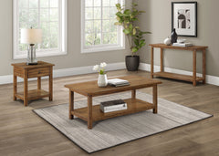 Payne Distressed Brown 1-drawer End Table - Ornate Home
