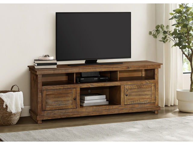 Payne Distressed Brown 70" TV Stand - Ornate Home