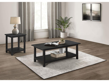 Payne Distressed Java 2-piece Coffee and End Table Set - Ornate Home