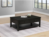 Payne Distressed Java 48-inch Mobile Lift Top Coffee Table - Ornate Home