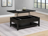Payne Distressed Java 48-inch Mobile Lift Top Coffee Table - Ornate Home