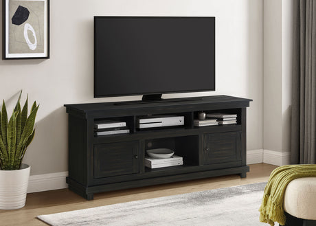 Payne Distressed Java 60" TV Stand - Ornate Home
