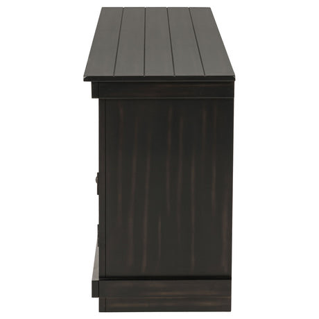 Payne Distressed Java 60" TV Stand - Ornate Home