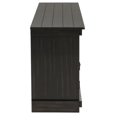 Payne Distressed Java 60" TV Stand - Ornate Home