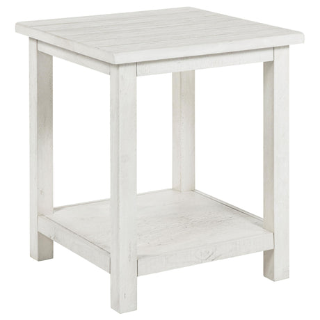 Payne Distressed White 2-piece Coffee and End Table Set - Ornate Home
