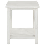 Payne Distressed White 2-piece Coffee and End Table Set - Ornate Home