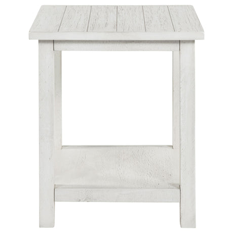 Payne Distressed White 2-piece Coffee and End Table Set - Ornate Home