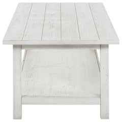 Payne Distressed White 2-piece Coffee and End Table Set - Ornate Home