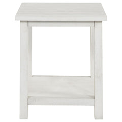 Payne Distressed White 3-piece Coffee and End Table Set - Ornate Home