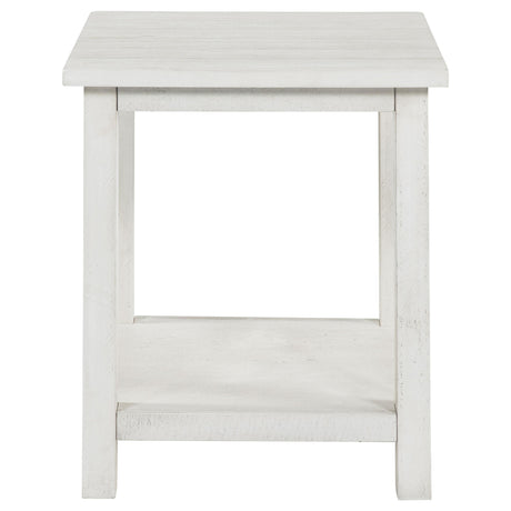 Payne Distressed White 3-piece Coffee and End Table Set - Ornate Home