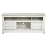 Payne Distressed White 60" TV Stand - Ornate Home
