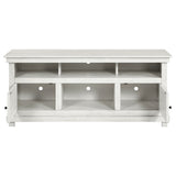 Payne Distressed White 60" TV Stand - Ornate Home