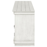 Payne Distressed White 60" TV Stand - Ornate Home