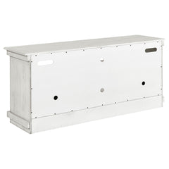 Payne Distressed White 60" TV Stand - Ornate Home