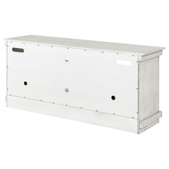 Payne Distressed White 60" TV Stand - Ornate Home