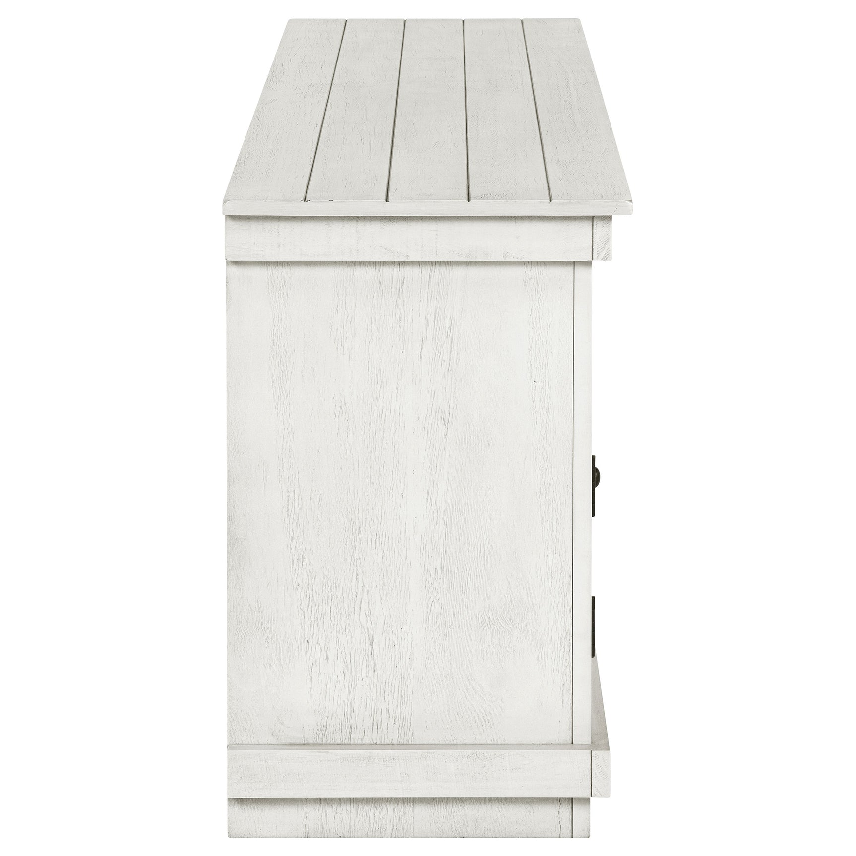 Payne Distressed White 60" TV Stand - Ornate Home