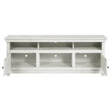 Payne Distressed White 70" TV Stand - Ornate Home
