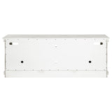 Payne Distressed White 70" TV Stand - Ornate Home