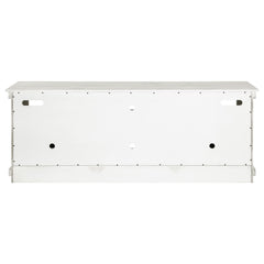Payne Distressed White 70" TV Stand - Ornate Home