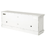 Payne Distressed White 70" TV Stand - Ornate Home