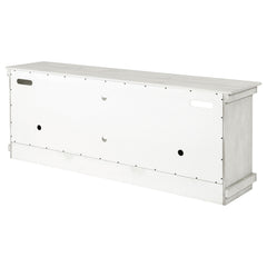 Payne Distressed White 70" TV Stand - Ornate Home
